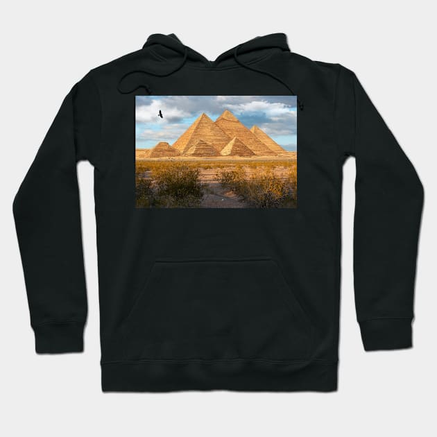 Giza Pyramids Hoodie by Dual Rogue